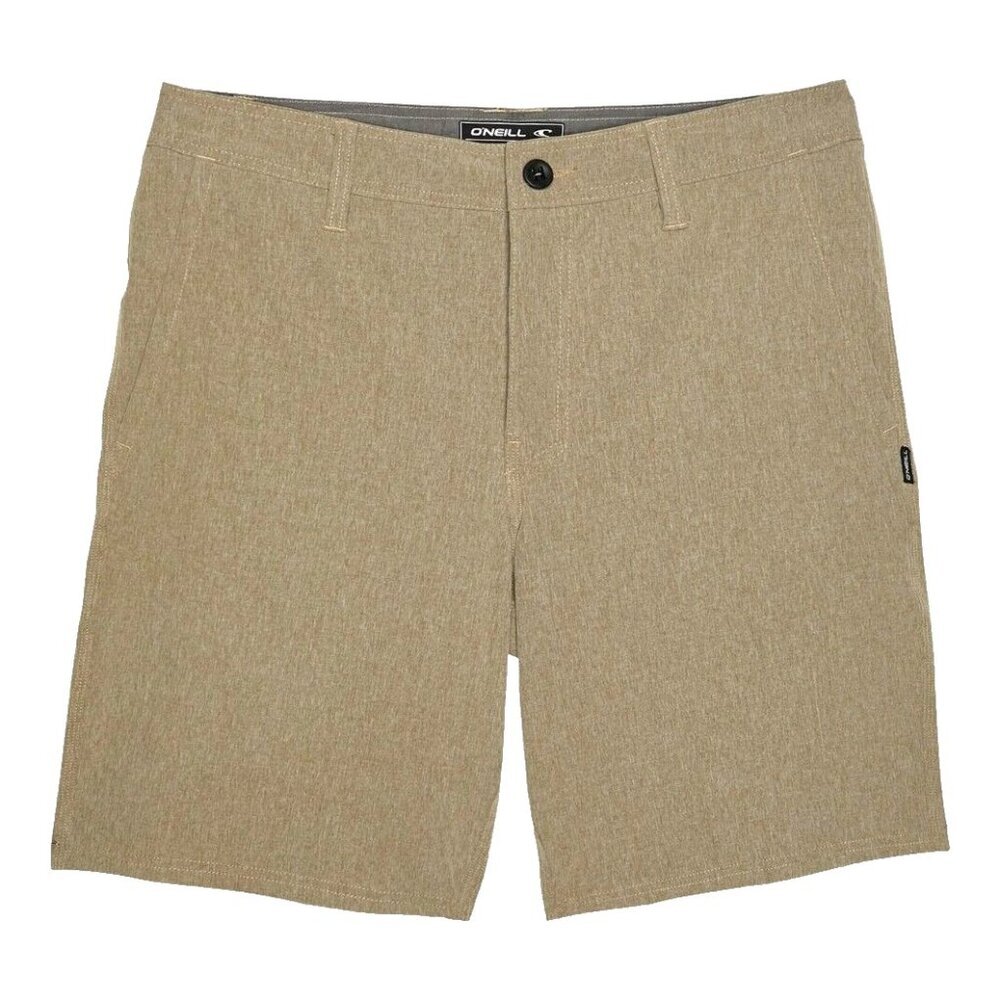 O'Neill Mens Heather Loaded 19" Hybrid Shorts Khaki Size 28 NEW